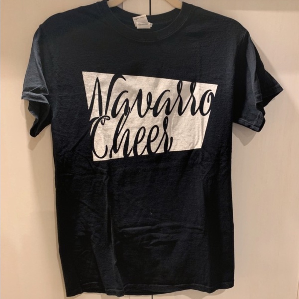 Shirt practice from Navarro cheer
